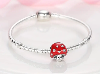 ALICE .925 Sterling Silver Charms - Mushroom Baby