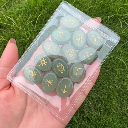 Divinity Natural Runestones - 13 Piece Engraved Set