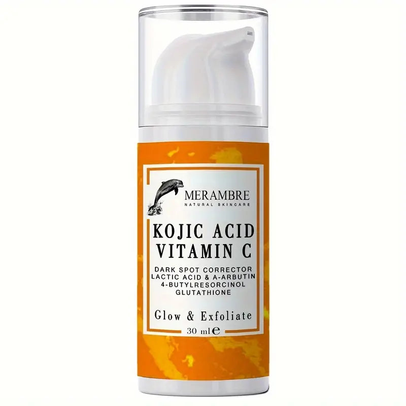 MERAMBRE Kojic Acid Vitamin C Serum For Face And Body With Niacinamide Arbutin Glutathione 4-Butylresorcinol