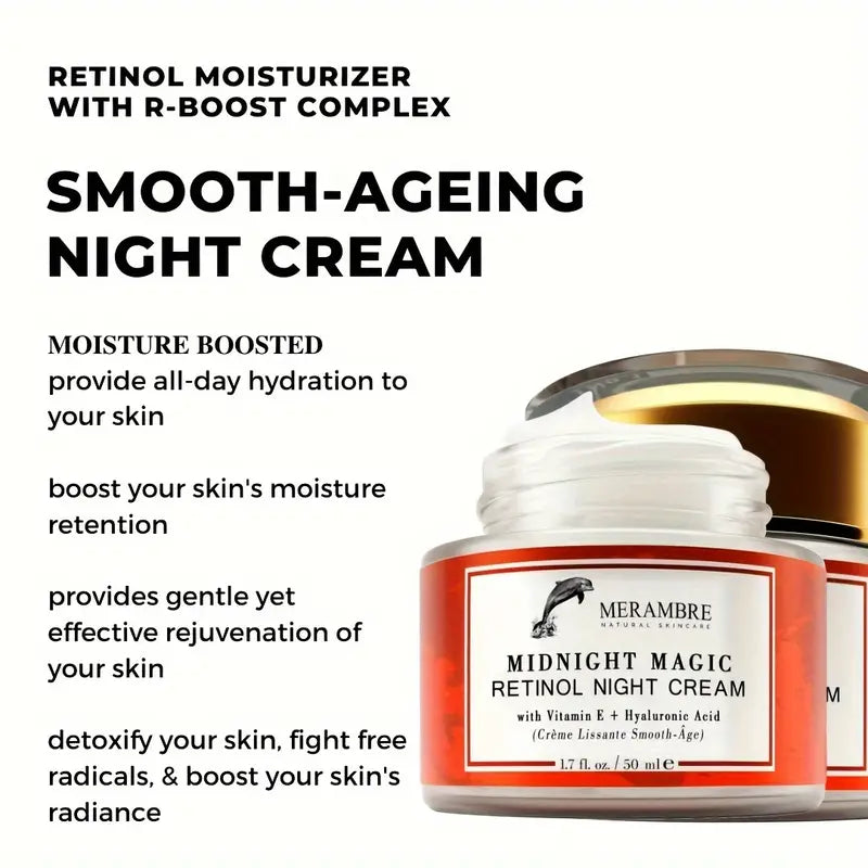 MERAMBRE Retinol and Hyaluronic Acid Day & Night Facial Cream