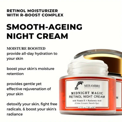 MERAMBRE Retinol and Hyaluronic Acid Day & Night Facial Cream