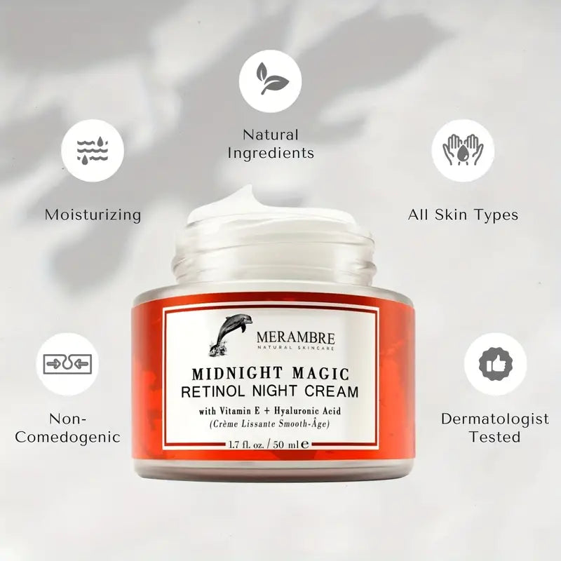 MERAMBRE Retinol and Hyaluronic Acid Day & Night Facial Cream