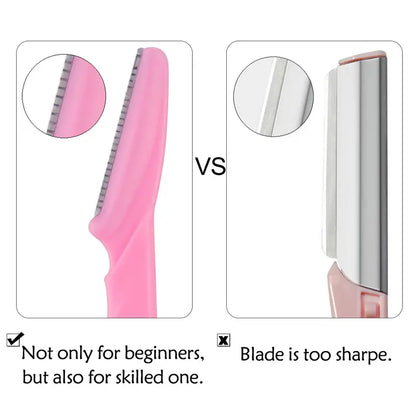 Salon Quality Modified Style Safety Razor Face & Eyebrow Epilation Hair Removal Cutters