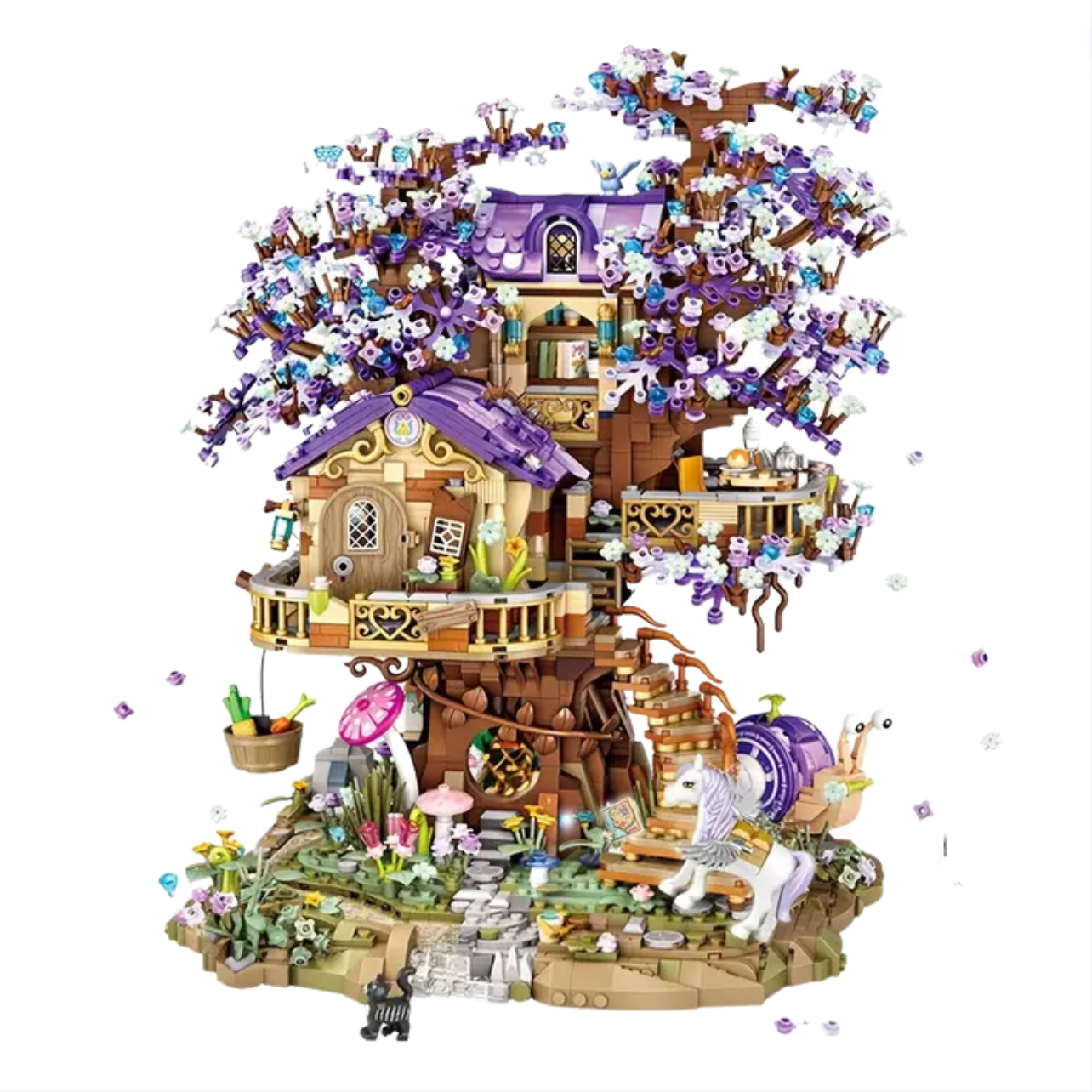 Mini Blocks Fluorescent Fairy Tree Dream House - 3,991 pieces