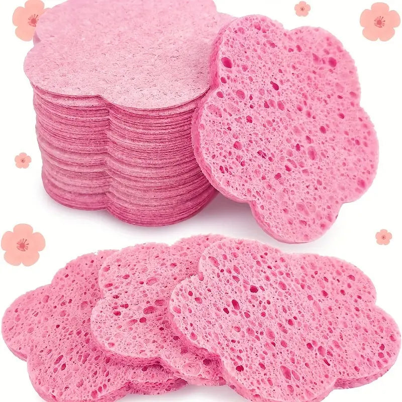 Compressed Facial Sponges Reusable & Washable Makeup Removal Puffs