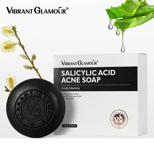 Black Salicylic Acid Acne Soap w/ Aloe Moisturizer