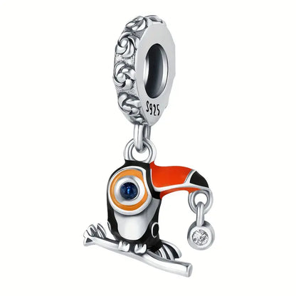 ALICE .925 Sterling Silver Charms - Jungle Toucan