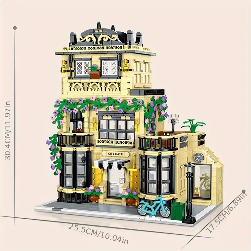 Mini Blocks Paris Cafe Dream House