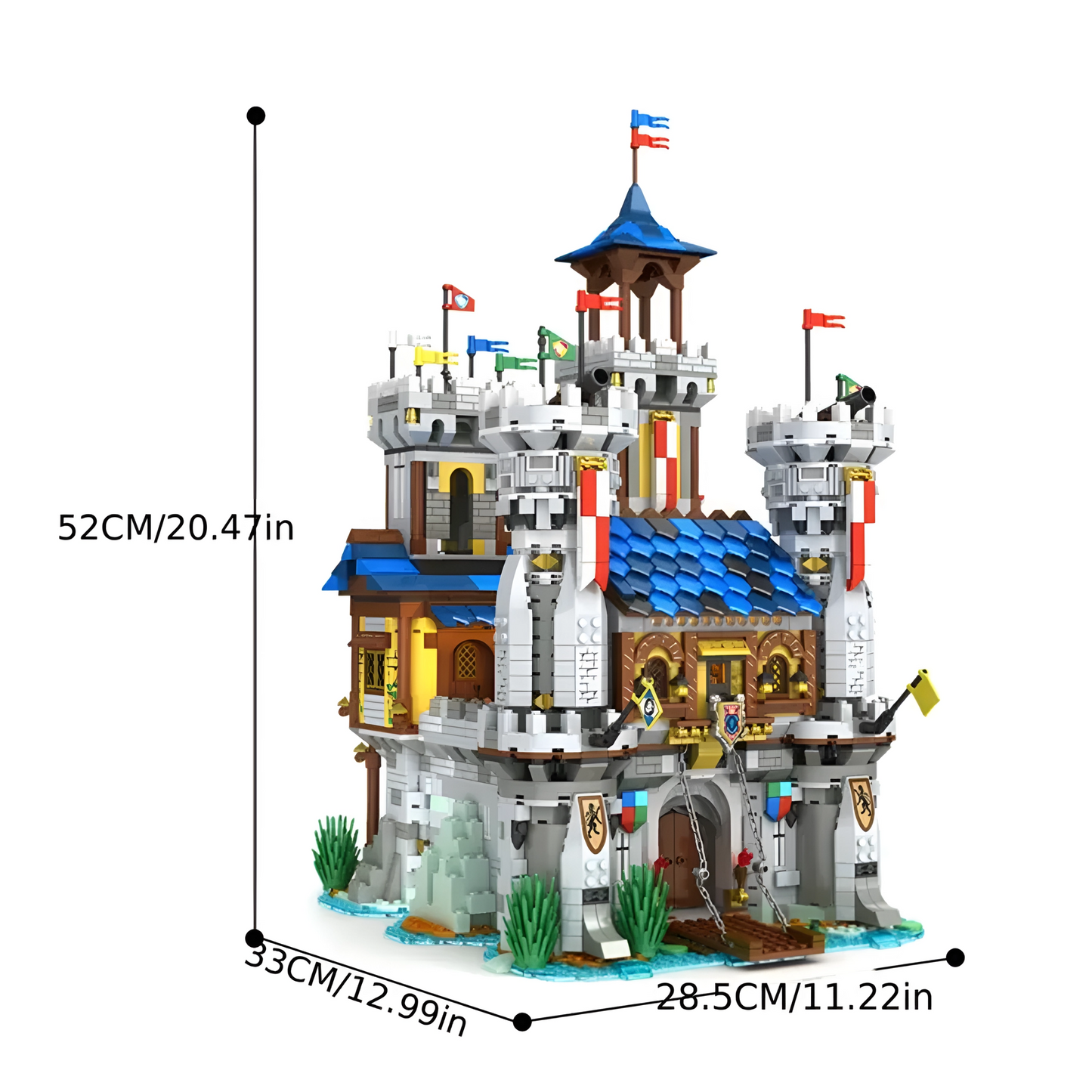 Mini Blocks Medieval European Dream Castle