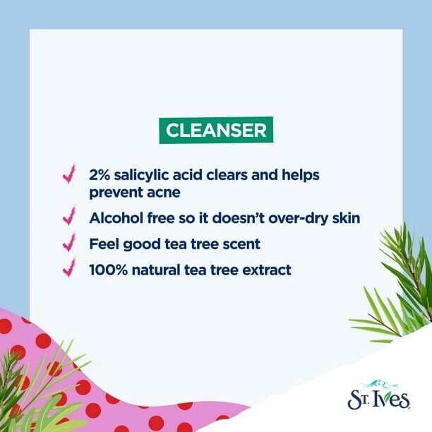 St. Ives Acne Control Facial Cleanser w/ Tea Tree Extract